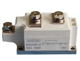 MSCD300-16,MSCD300-12,MSCD300-10,MSCD300-08,  ASEMI單臂共陽極整流模塊