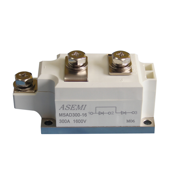 MSAD300-16,MSAD300-12,MSAD300-10,MSAD300-08,  ASEMI單臂共陽極整流模塊