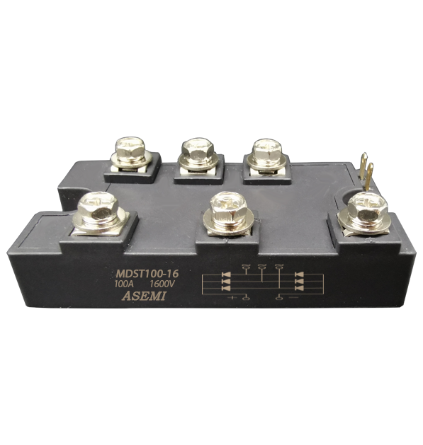 MDST150-16,MDST100-16, ASEMI三相整流橋模塊，伺服驅(qū)動(dòng)器/機(jī)床用三相可控整流模塊 MDST150-16