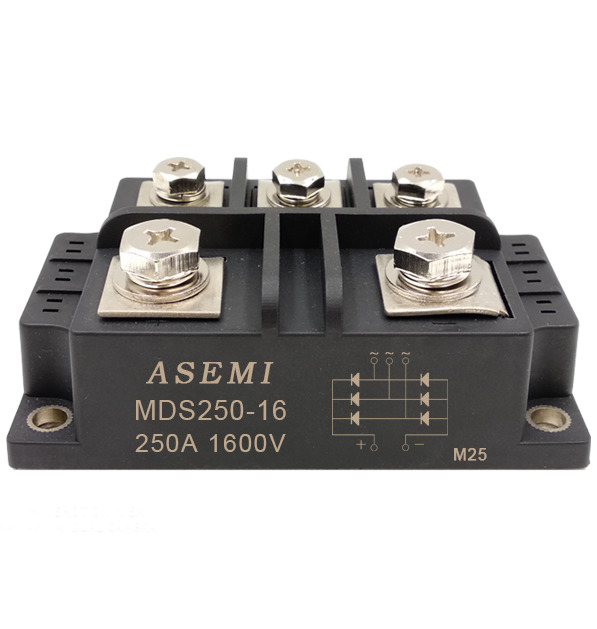 MDS300-16,MDS250-16, ASEMI三相整流模塊