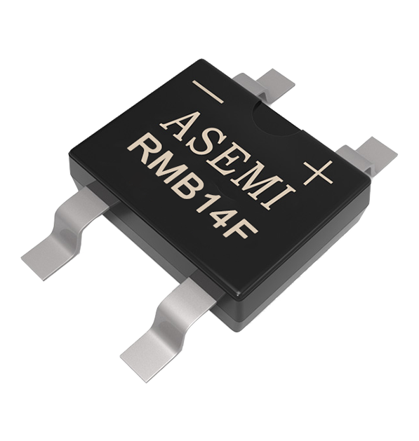 RMB16F/RMB14F/RMB12F ASEMI快恢復整流橋，薄體貼片小封裝用50MIL芯片，智能插座、電表設備適配整流橋