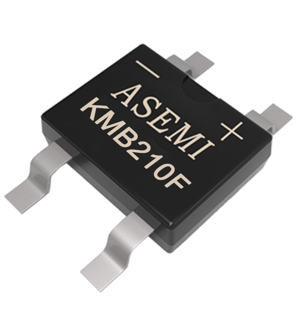 KMB210F/KMB24F/KMB26F，ASEMI貼片肖整流橋，薄體貼片小封裝用芯片，智能插座、電表設備適配整流橋