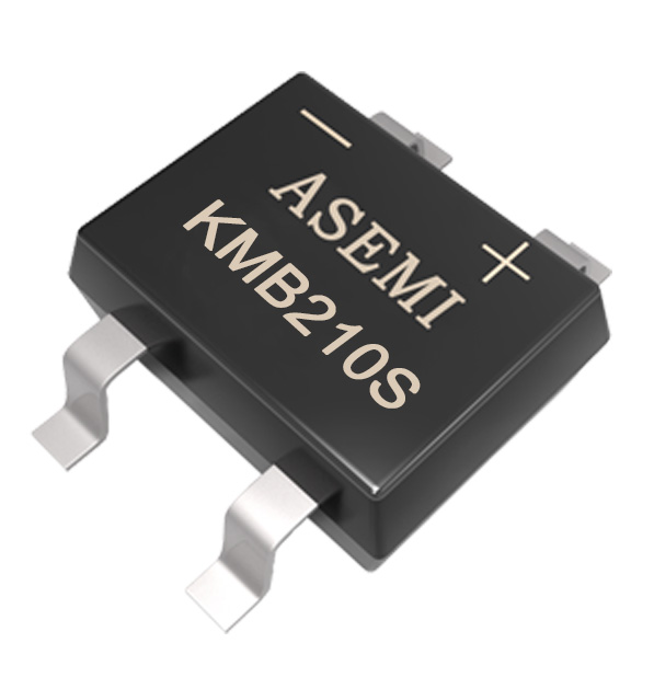 KMB210S/KMB24S/KMB26S，ASEMI貼片肖整流橋，薄體貼片小封裝用芯片，智能插座、電表設(shè)備適配整流橋