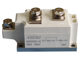 MSAD500-16,MSAD500-12,MSAD400-16,MSAD400-12,  ASEMI單臂共陽極整流模塊