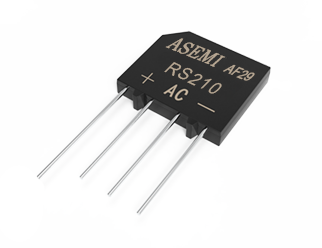 RS210/RS208/RS207/RS206，ASEMI整流橋，內置GPP芯片，大功率LED驅動器用橋 RS210