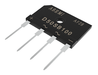 D50SB100,D50SB80，ASEMI整流橋，自帶散熱片控制溫升效果好，充電箱充電柜等電源設備首選整流橋 D50SB100