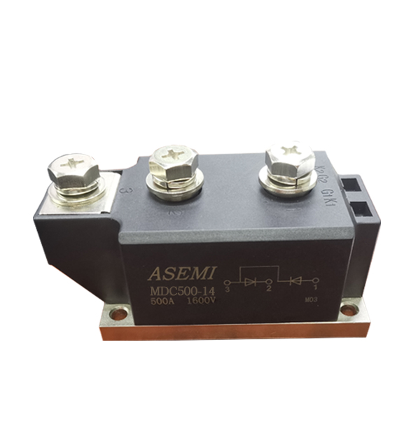 MDC500-16,MDC500-12,MDC400-16,MDC400-12,  ASEMI單臂串聯整流模塊