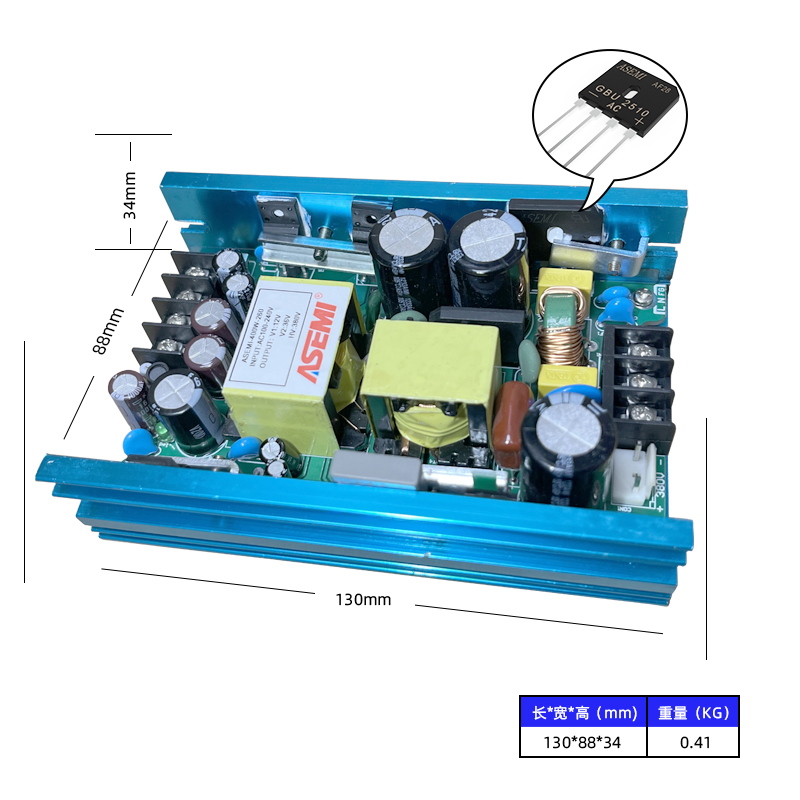 400W  LED開關(guān)電源 100-240V輸入 三檔輸出可調(diào)V1:12V V2:36V HV:38V 可定制
