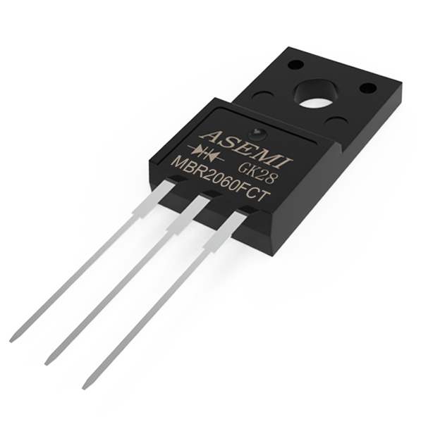 MBR20100FCT、MBR2060FCT、MBR2045FCT、ASEMI肖特基二極管，適配開關電源、充電器等高頻整流作用