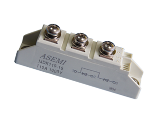 MDK110-16,MDK110-12,MDK100-16,MDK100-12,  ASEMI單臂共陰極整流模塊