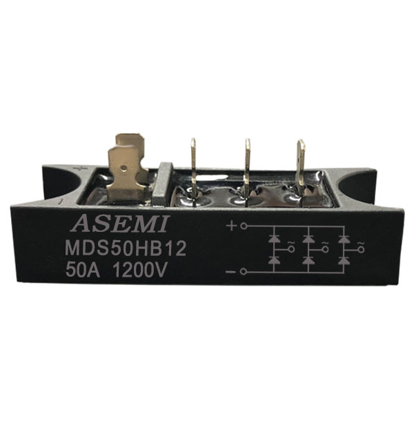 MDS50HB160/MDS50HB140/MDS50HB120,  ASEMI三相整流模塊
