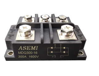 MDQ300-16/MDQ250-16/MDQ300-12/MDQ250-12  ASEMI品牌單相整流模塊