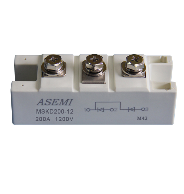 MSKD165-16,MSKD165-12,MSKD200-16,MSKD200-12,  ASEMI單臂共陰極整流模塊