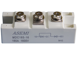 MDC165-16,MDC165-12,MDC200-16,MDC200-12,  ASEMI單臂串聯整流模塊