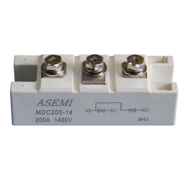 MDC165-16,MDC165-12,MDC200-16,MDC200-12,  ASEMI單臂串聯整流模塊